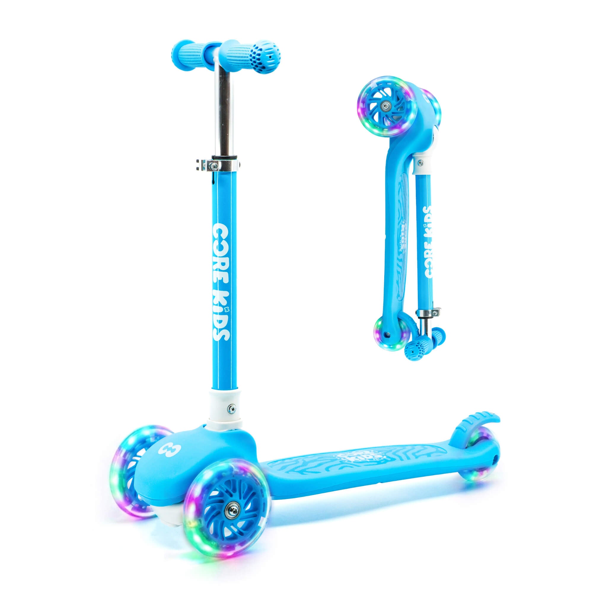 CORE Kids Foldy 3 Wheel Scooter - Blue – CORE Action Sports
