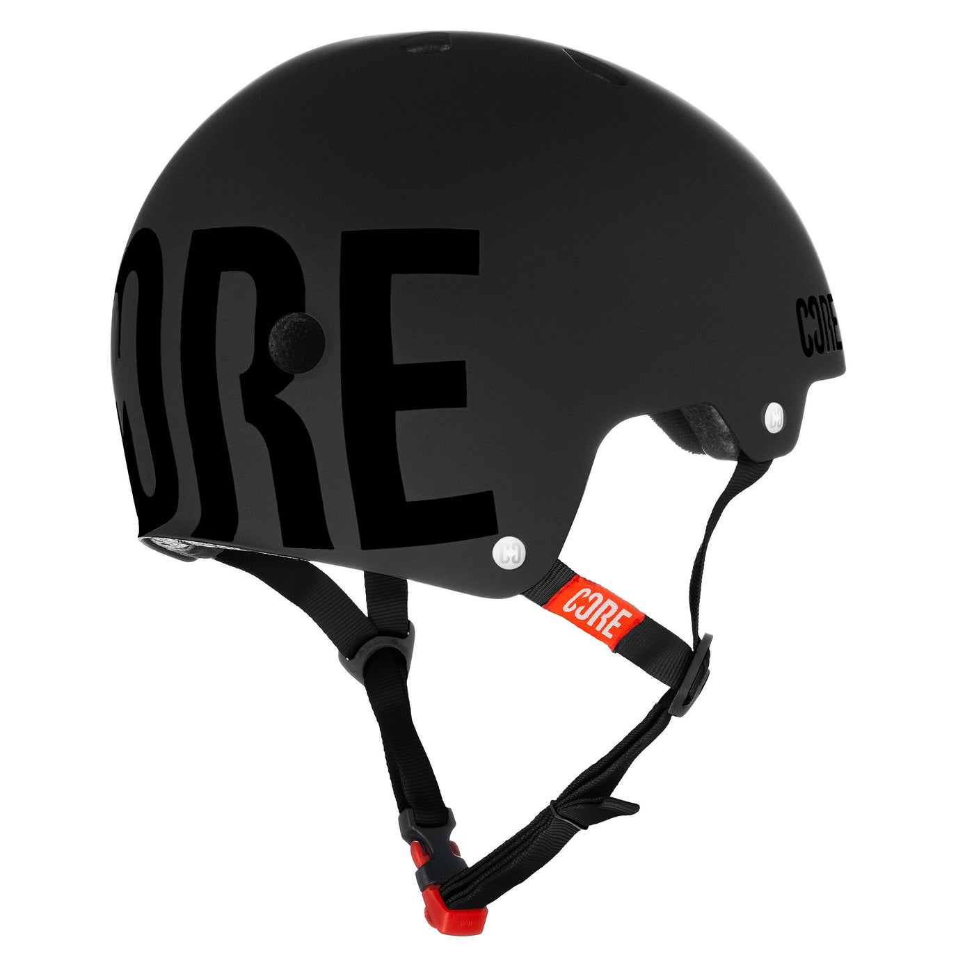 CORE Street Helmet Stealth/Black I Street Helmet Back Side