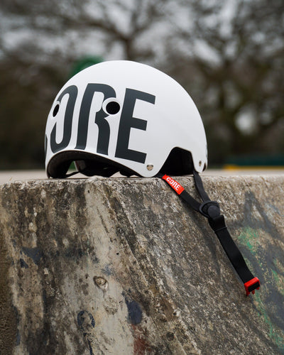 CORE Street Helmet White I Street Helmet Alt View Back Skatepark