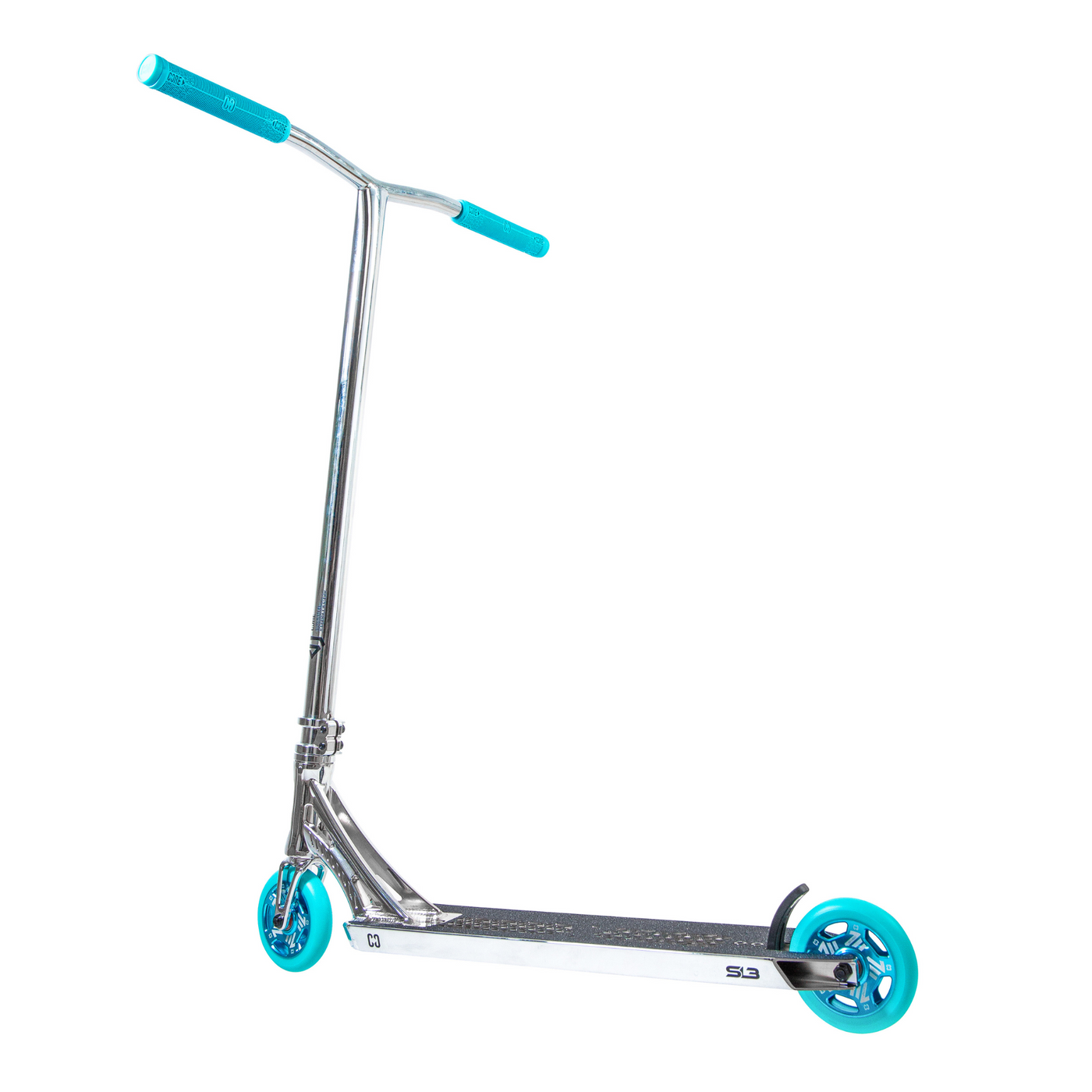 CORE SL3 Complete Stunt Scooter - Chrome/Teal