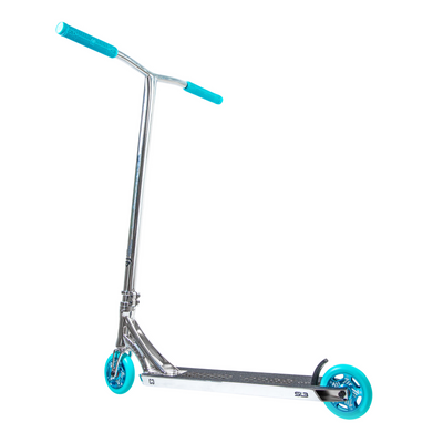 CORE SL3 Complete Stunt Scooter - Chrome/Teal
