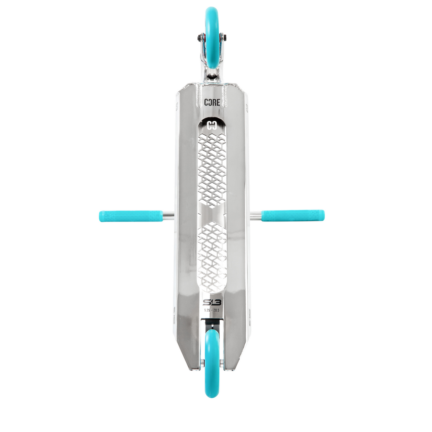 CORE SL3 Complete Stunt Scooter - Chrome/Teal