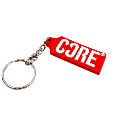 CORE Stamp  Keychain - Red/White