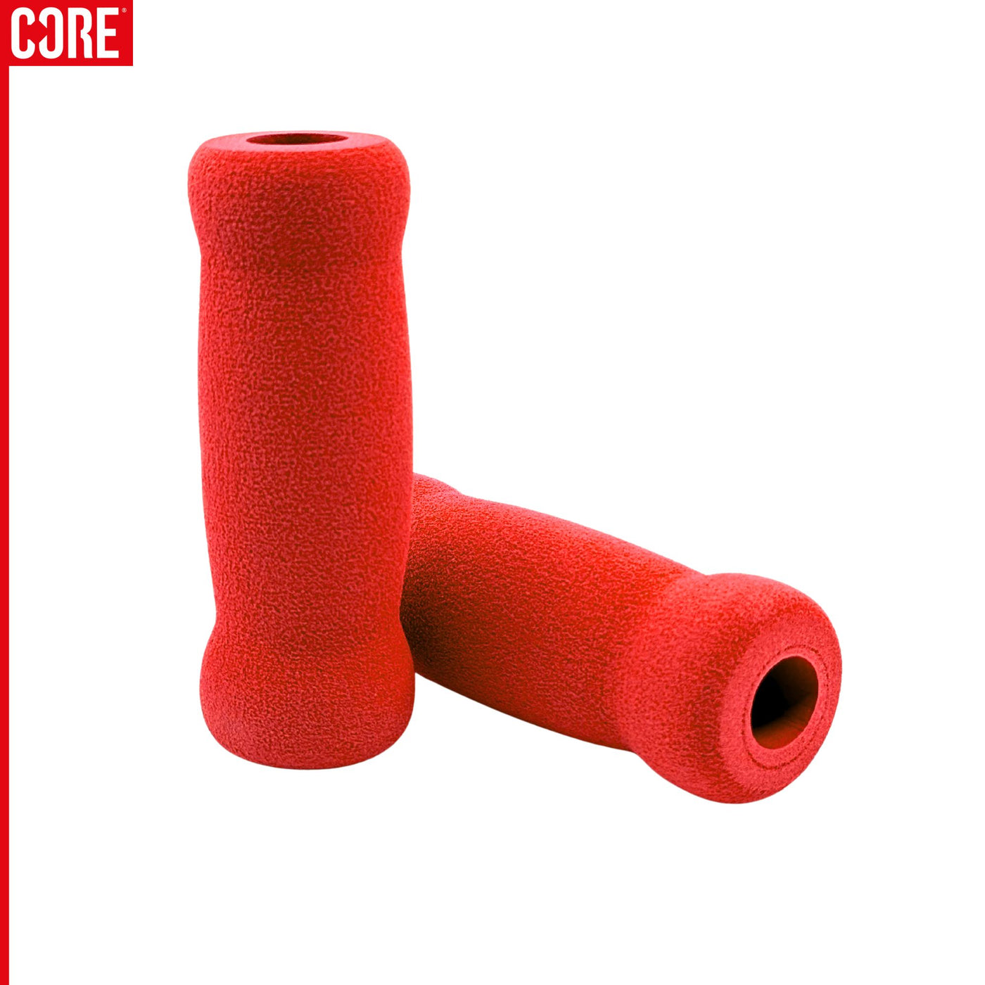 CORE Foldy Super Soft Foam Grips - Red