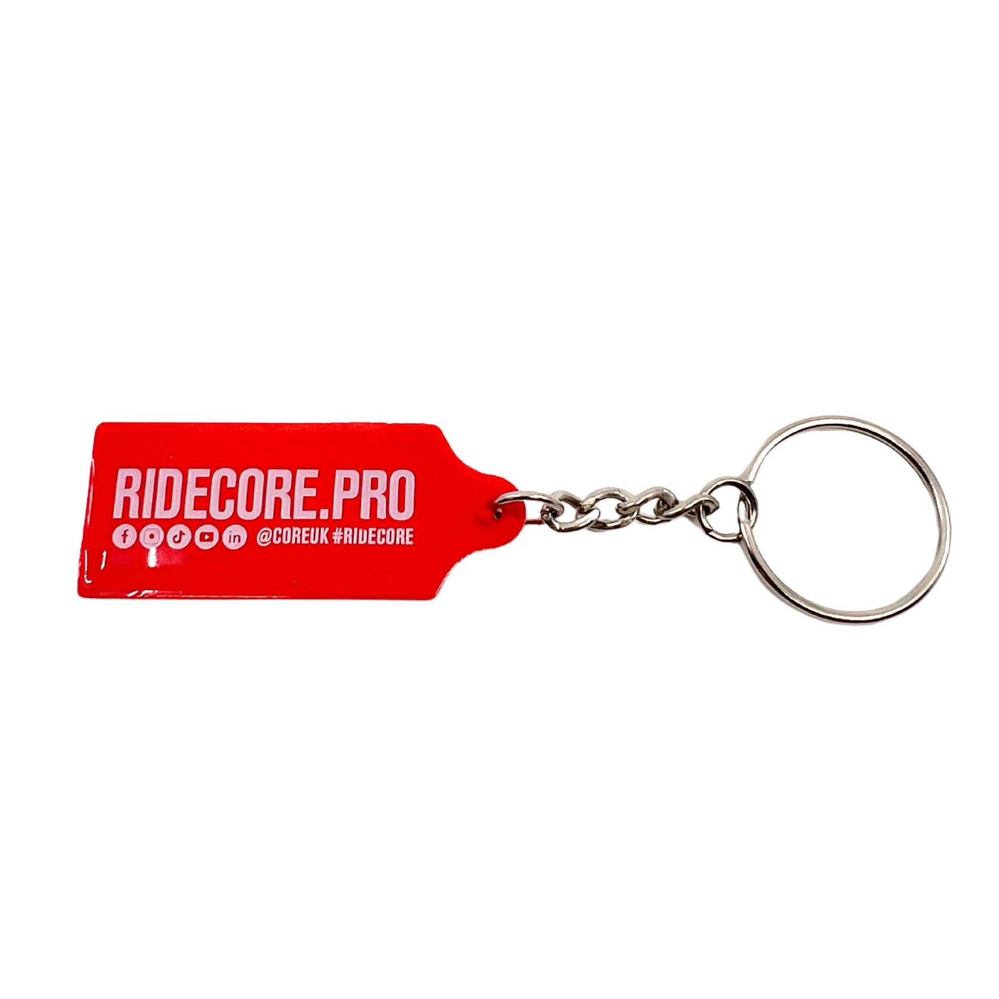 CORE Stamp  Keychain - Red/White