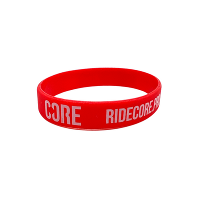 CORE Rubber Wristband - Red/White