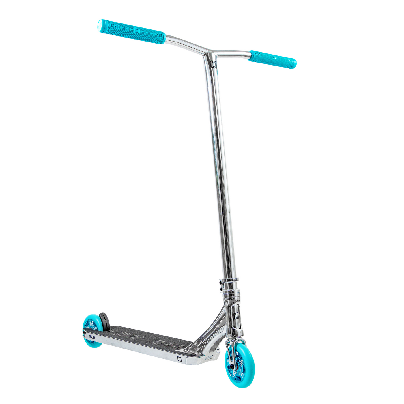 CORE SL3 Complete Stunt Scooter - Chrome/Teal