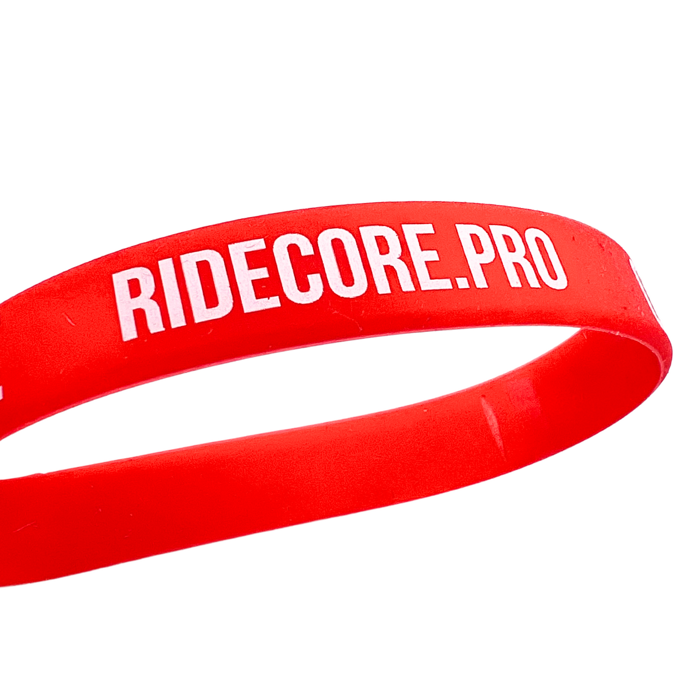 CORE Rubber Wristband - Red/White