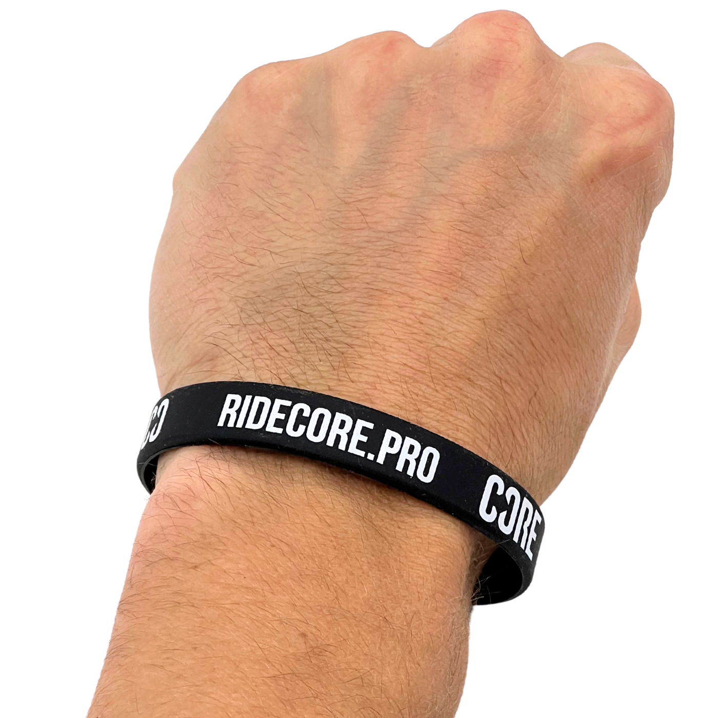 CORE Rubber Wristband - Black/White