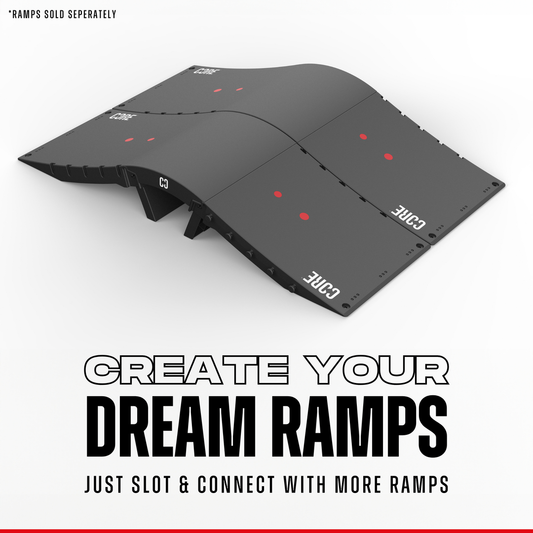 CORE Skate Ramp - Mini Kicker Ramp (Foldable) - CORE Action Sports