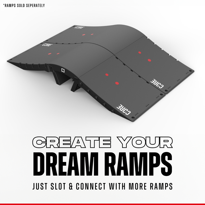 CORE Skate Ramp - Mini Kicker Ramp (Foldable) - CORE Action Sports