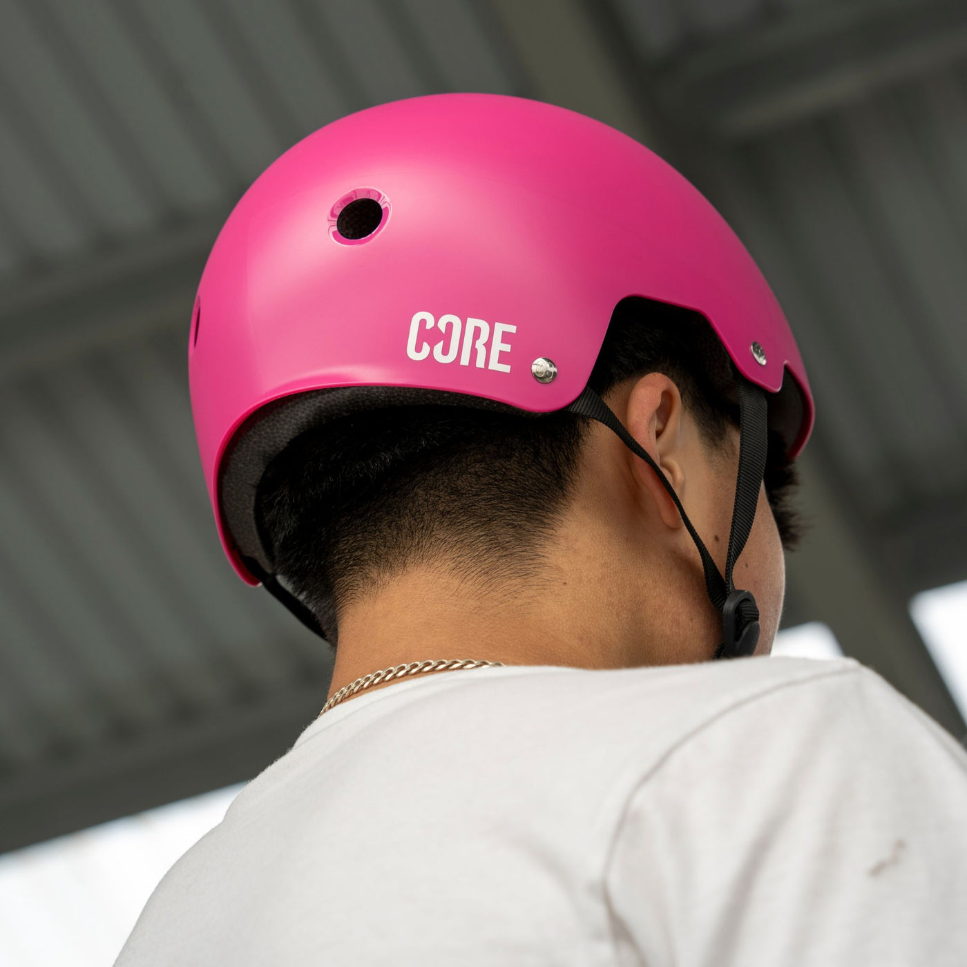 CORE Action Sports Helmet – Hot Pink