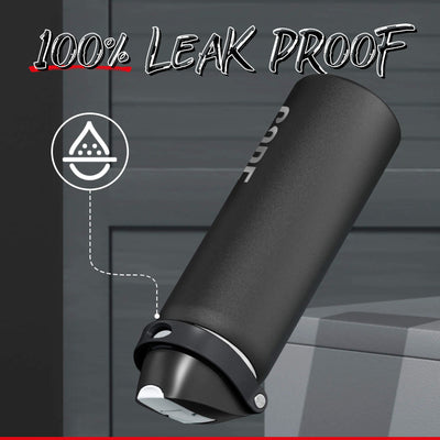 CORE Insulated Water Bottle, Dual Spout 750ml - Black