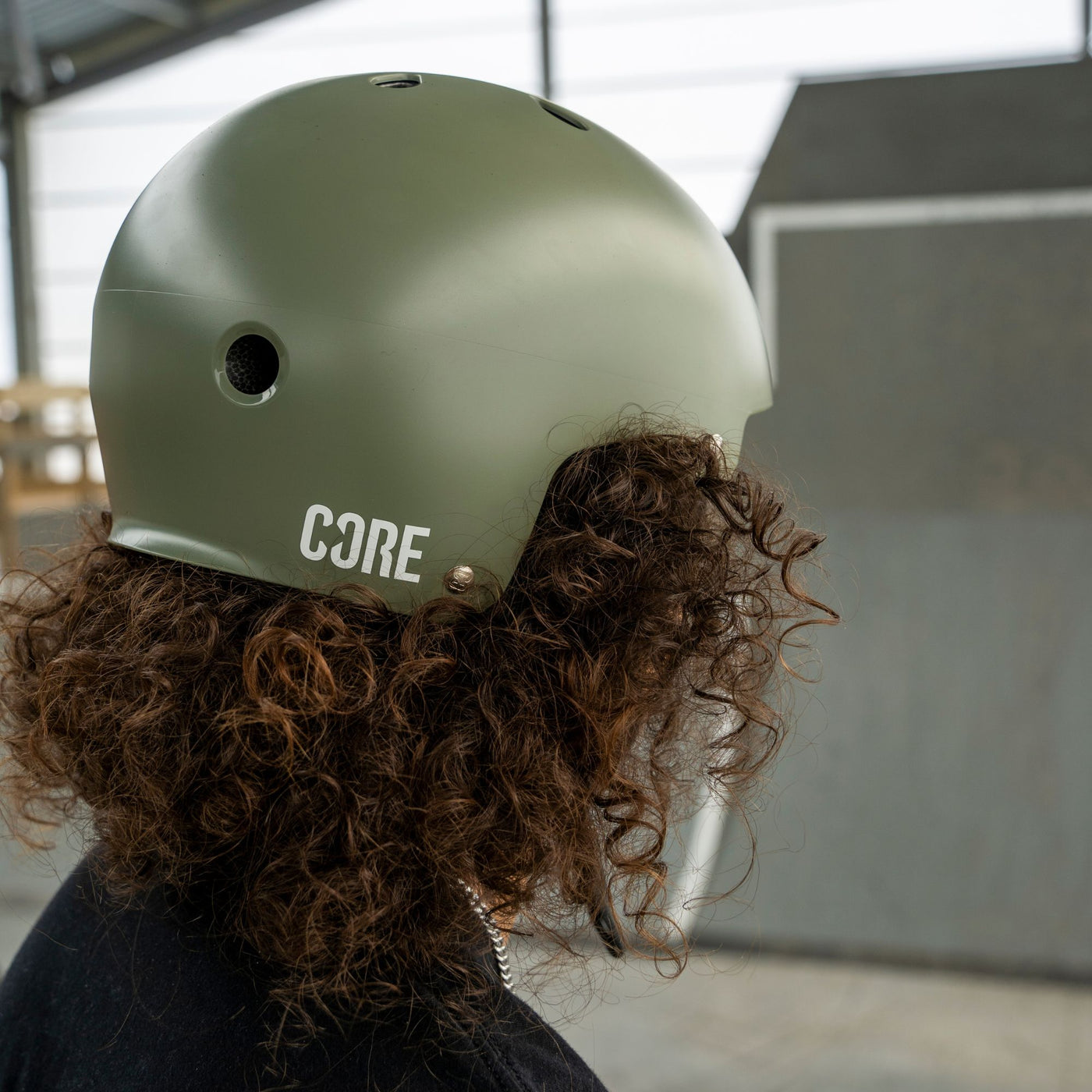 CORE Action Sports Helmet - Army Green