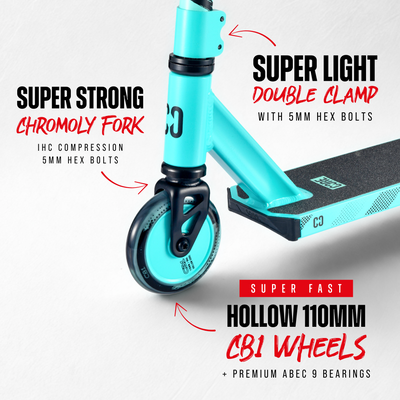 CORE CB1 Beginner Stunt Scooter - Teal/Black