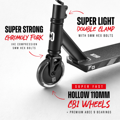CORE CB1 Beginner Stunt Scooter - Black