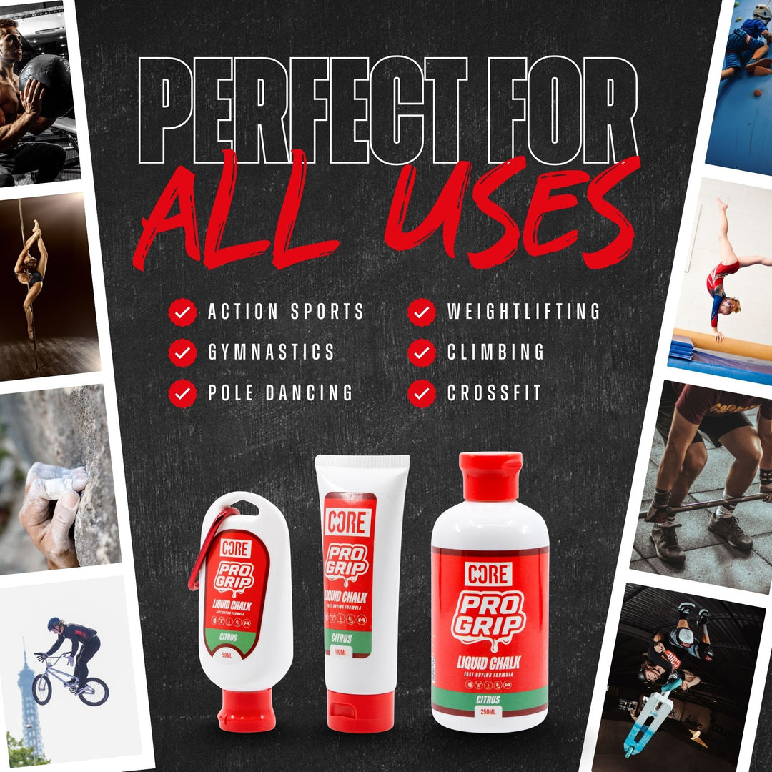 CORE Pro Grip Liquid Chalk, Citrus - 50ml – CORE Action Sports
