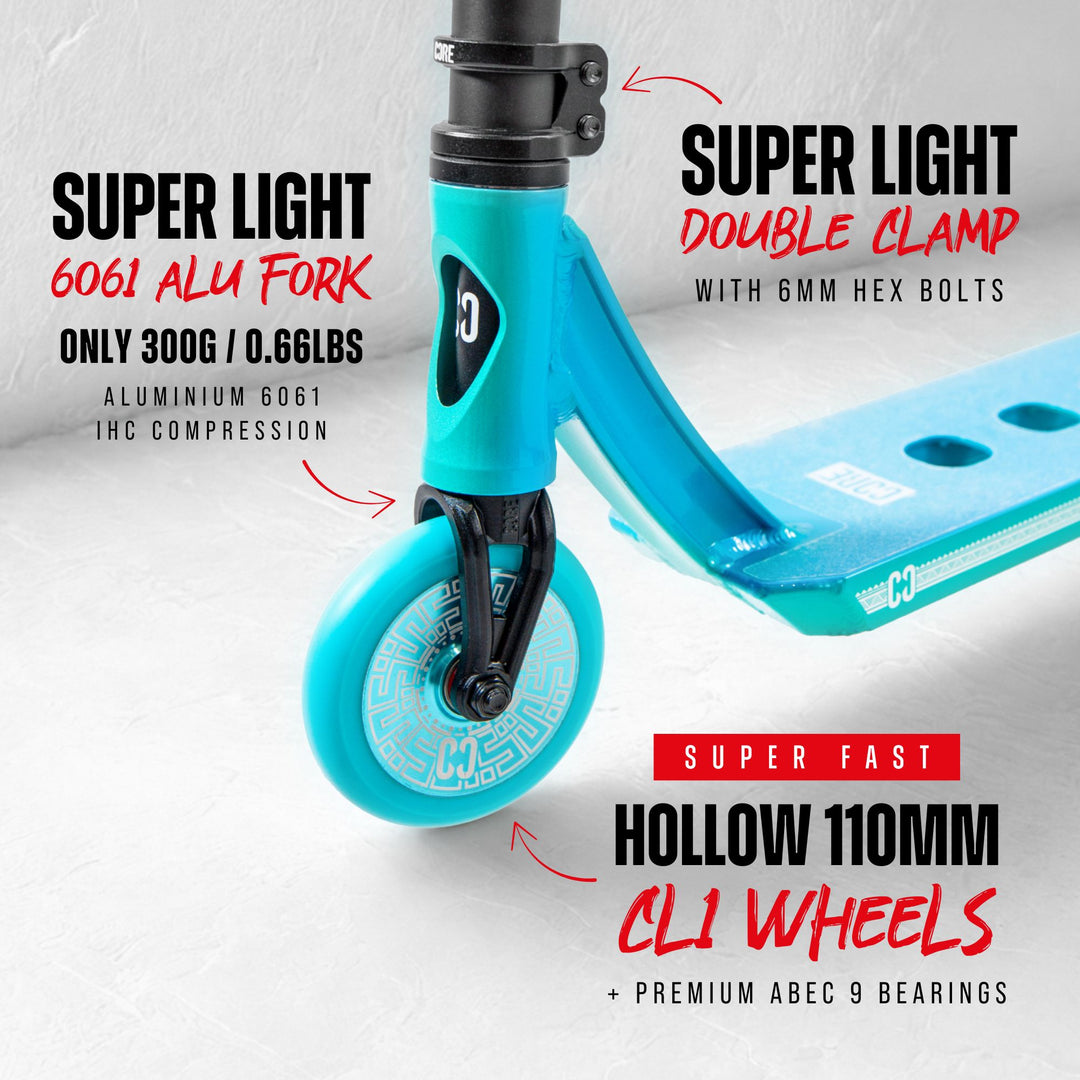 CORE CL1 Complete Stunt Scooter - Turtlesent - CORE Action Sports
