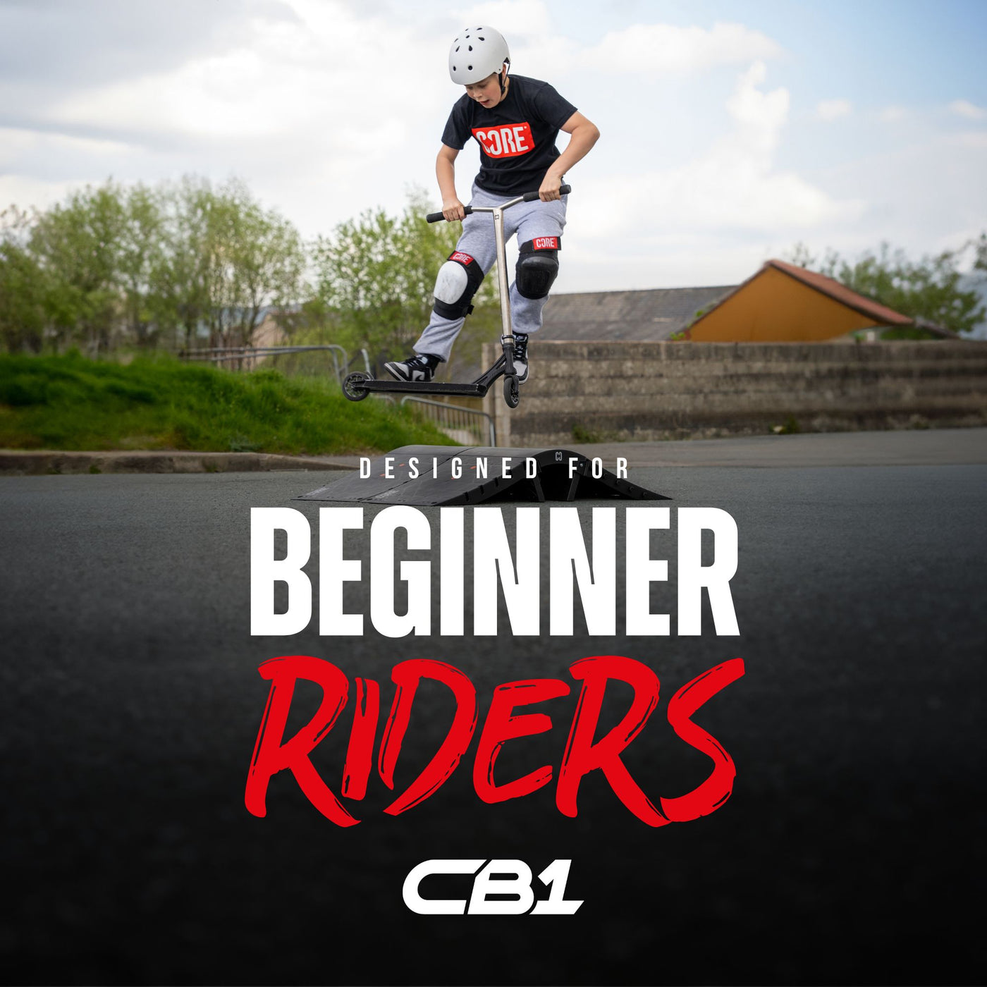 CORE CB1 Beginner Stunt Scooter - White/Pink