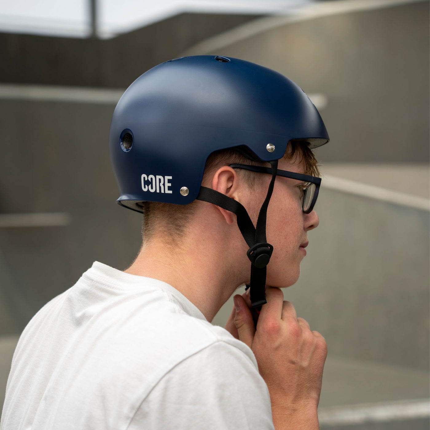 CORE Action Sports Helmet – Navy Blue