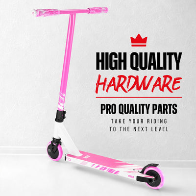 CORE CB1 Beginner Stunt Scooter - White/Pink