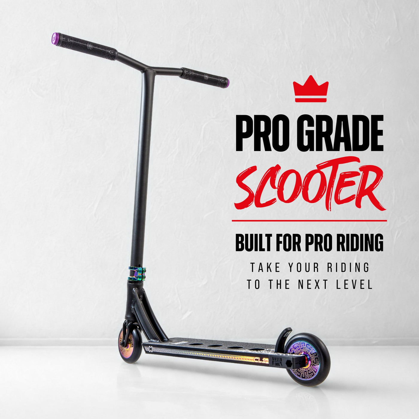 CORE CL1 Complete Stunt Scooter - Black/Neo LE