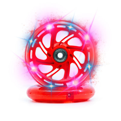 CORE LED Scooter Wheels 110mm - Red (PAIR)