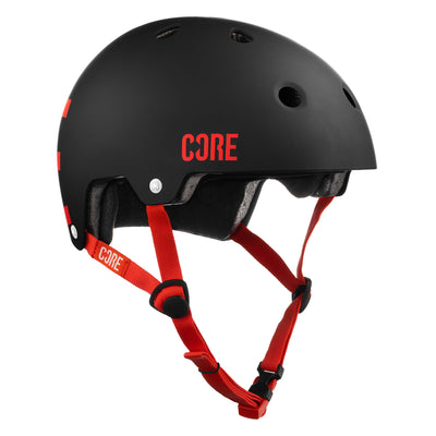 CORE Street Helmet Black/Red I Street Helmet Side