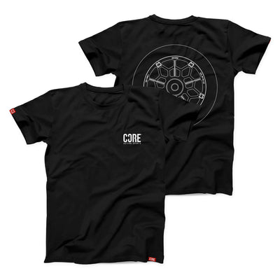 CORE Hex Wheel, Pro T-Shirt - Black