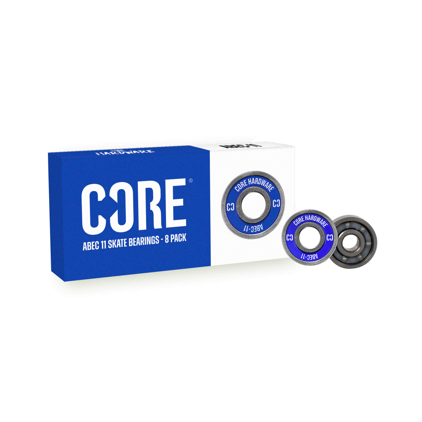 CORE Hardware ABEC 11 Skate-Kugellager - 8er-Pack