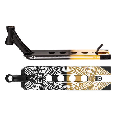 CORE CL1 Stunt Scooter Deck 5 x 19 - Black/Gold Split LE