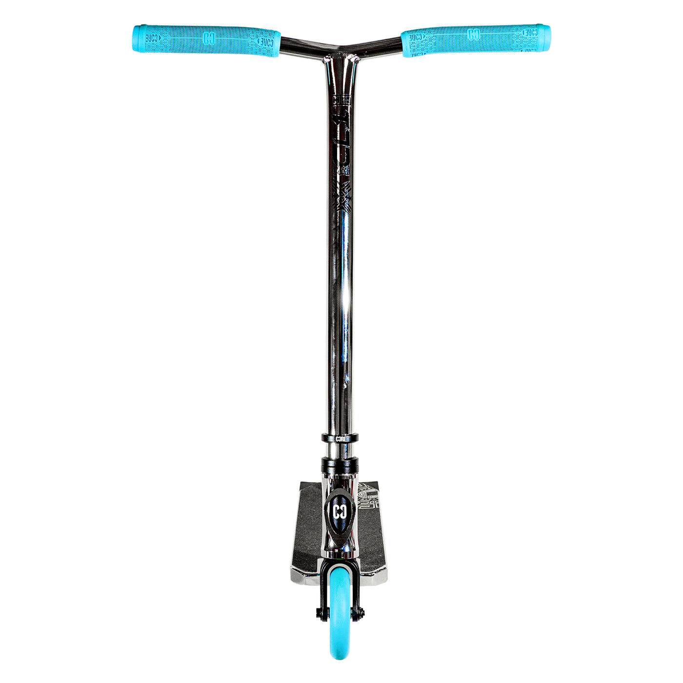 CORE Mini CL1 Complete Stunt Scooter – Chrome/Teal LE