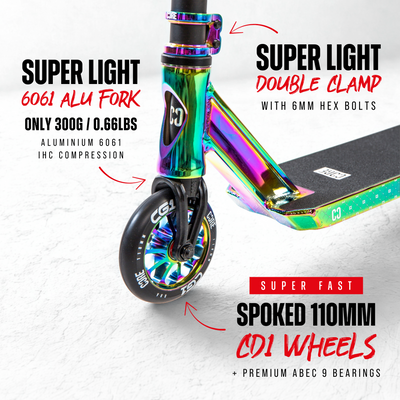 CORE CG1 Mini Complete Stunt Scooter Scooters for Kids Kick Scooter Blunt Prodigy MGP Madd Gear Scooter CORE_Scooters COREUK CL1Scooter MPG Scootersforkids Trick Scooters Rainbow Scooter Neo Chrome NeonChrome Mini Scoot Prodigy XS