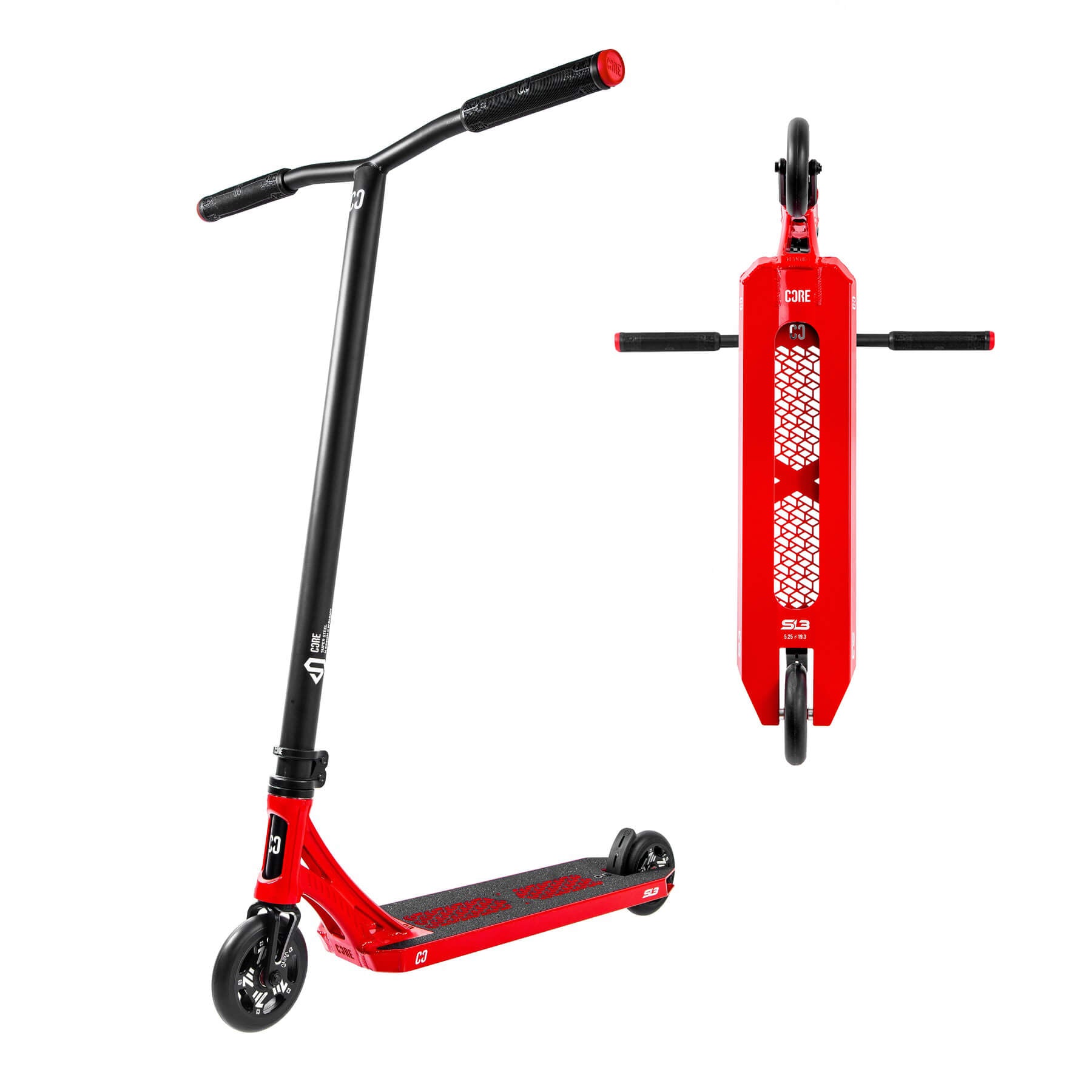 CORE SL3 Complete Stunt Scooter - Red/Black - CORE Action Sports