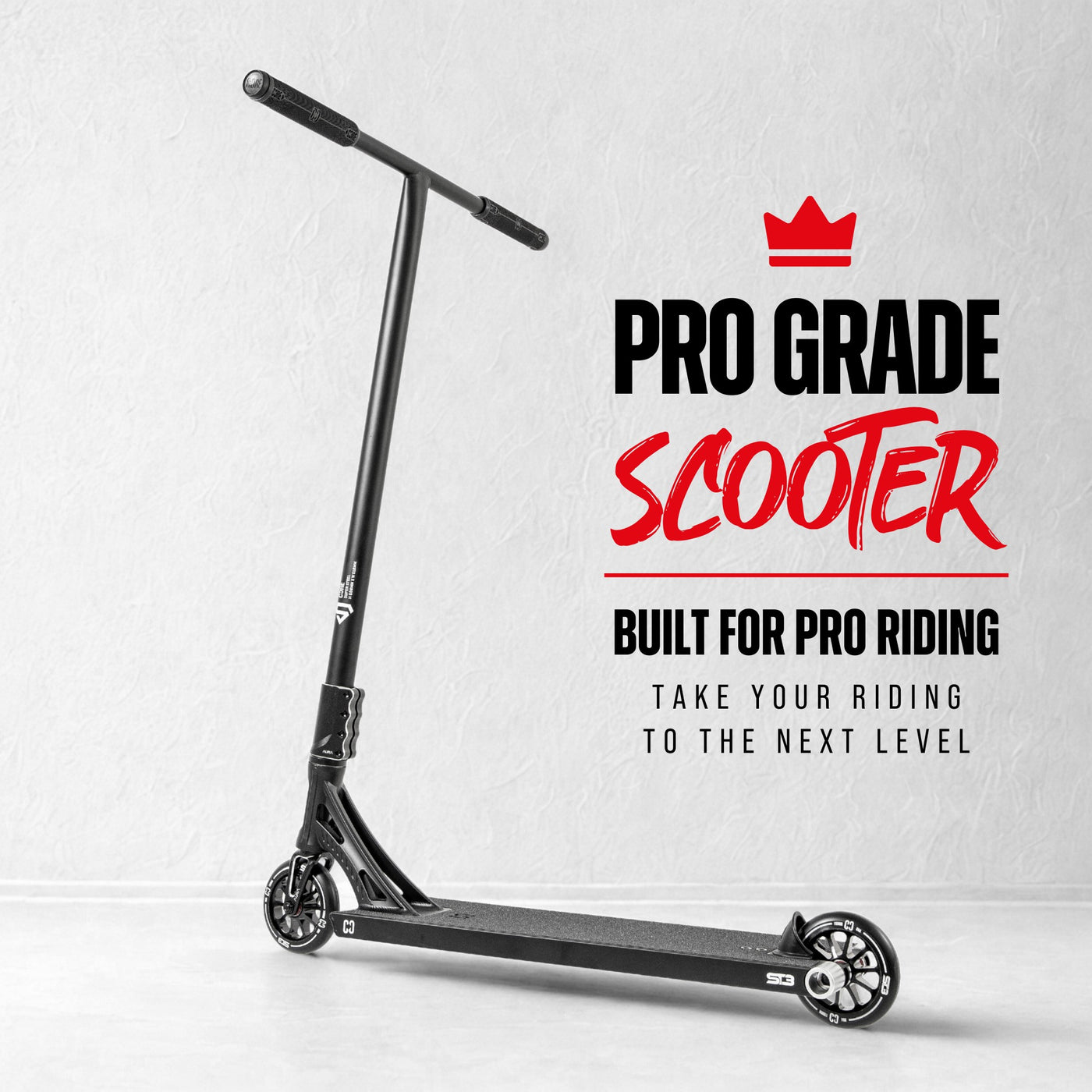 CORE ST3 Complete Stunt Scooter - Black - CORE Action Sports
