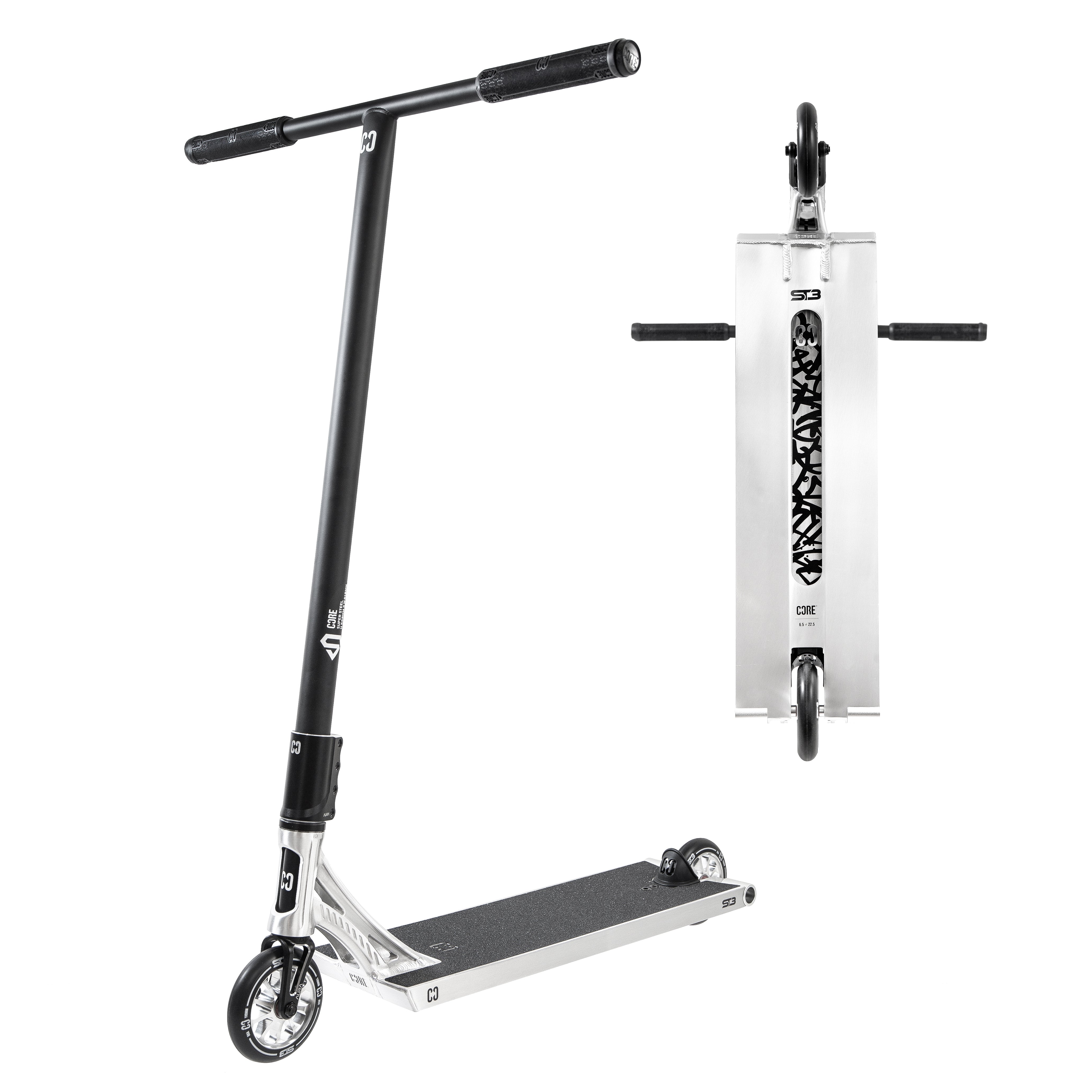 CORE ST3 Complete Stunt Scooter Pro Stunt Scooter Scooters for Kids Scooters for adults Street Scooter Street riding wide deck SL3 Tilt Scooter Aztek Prodigy Scoot Scootering T bars 