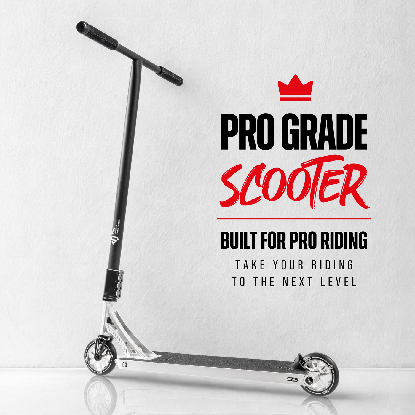 CORE ST3 Complete Stunt Scooter Pro Stunt Scooter Scooters for Kids Scooters for adults Street Scooter Street riding wide deck SL3 Tilt Scooter Aztek Prodigy Scoot Scootering T bars 