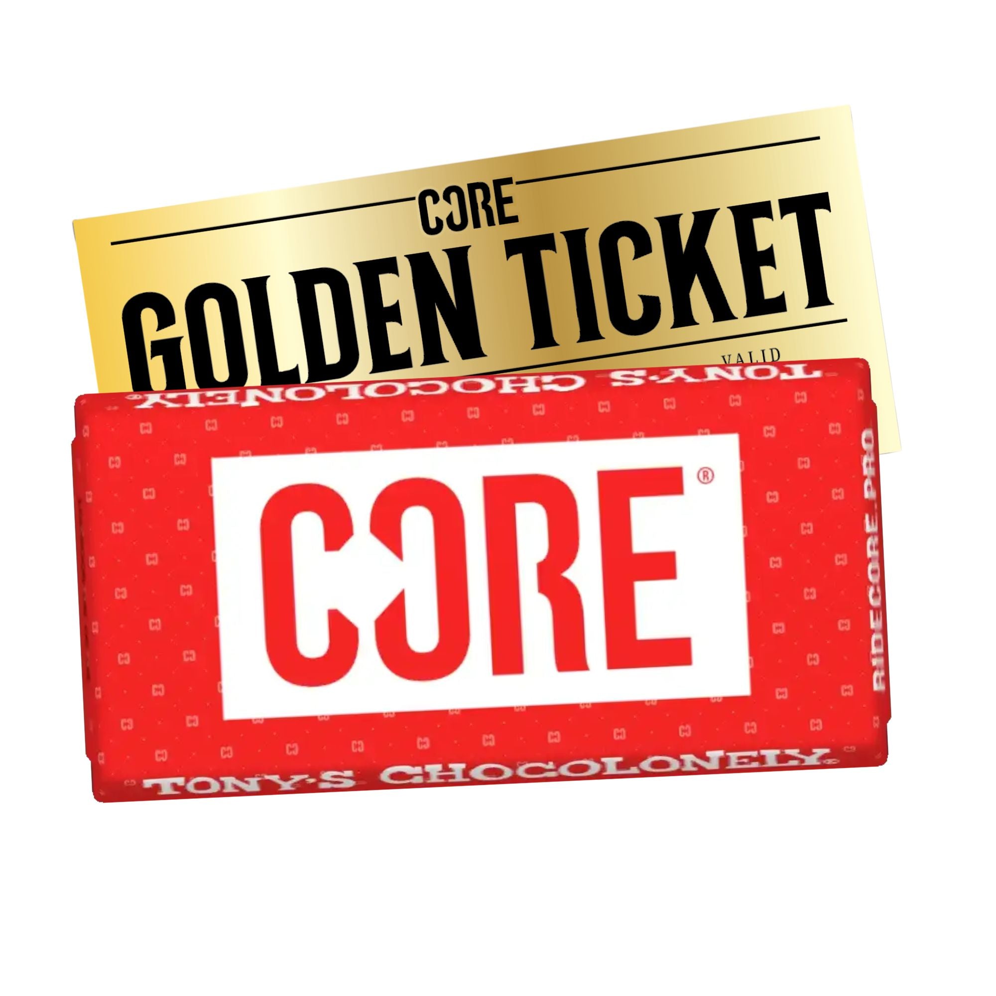 CORE x Tonys Chocolate Bar 180g Random Flavour (£500 Golden Ticket ...
