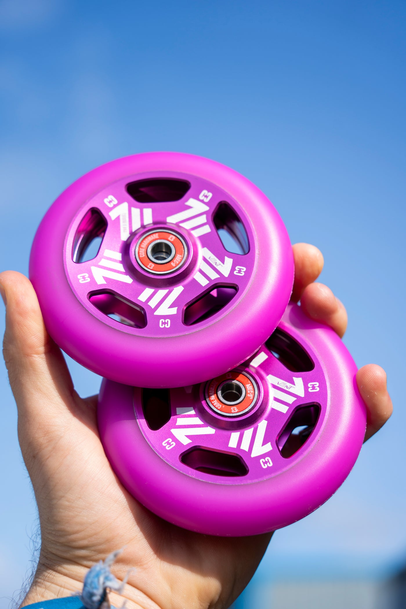 CORE Vent Hollow 110mm Stunt Scooter Wheel - Pink