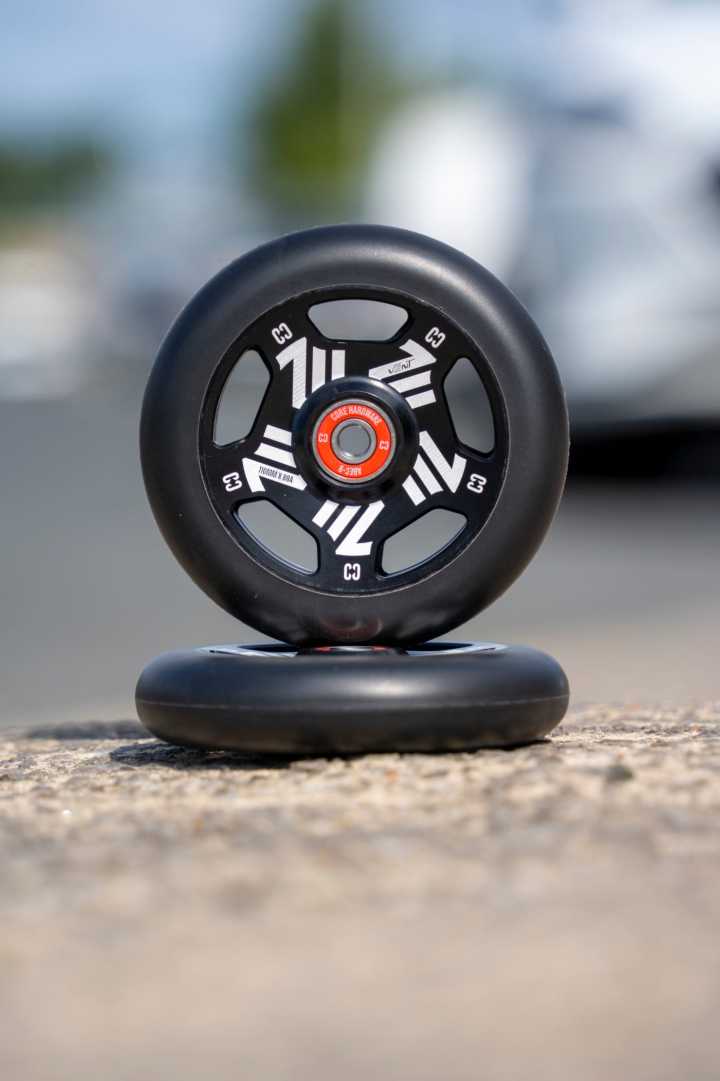 CORE Vent Hollow 110mm Stunt Scooter Wheel - Black