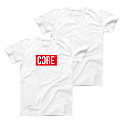 CORE Box Logo T-Shirt – White/Red