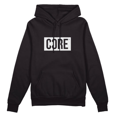 CORE Box Logo Hoodie – Black/White