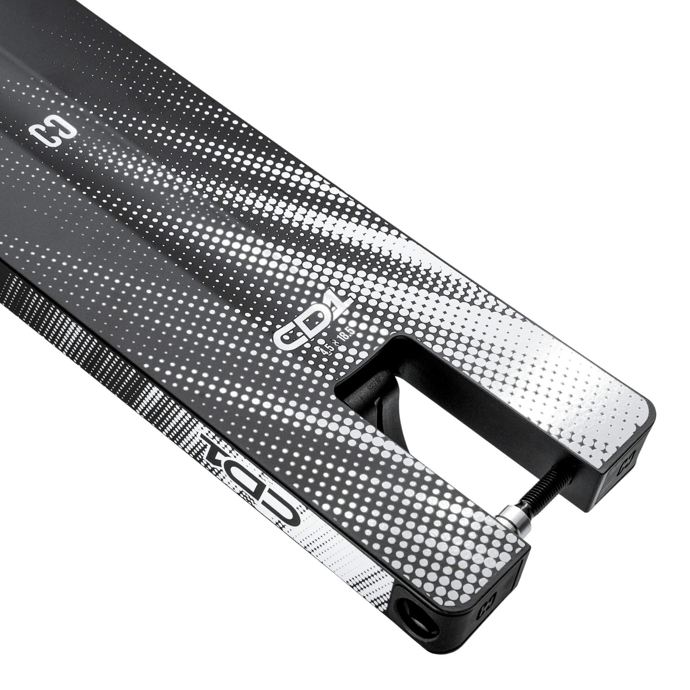 CORE CD1 Stunt Scooter Deck 4.5 x 19 - Black/White