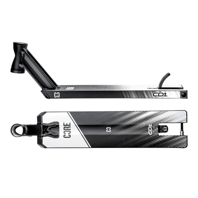 CORE CD1 Stunt Scooter Deck 4.5 x 19 - Black/White