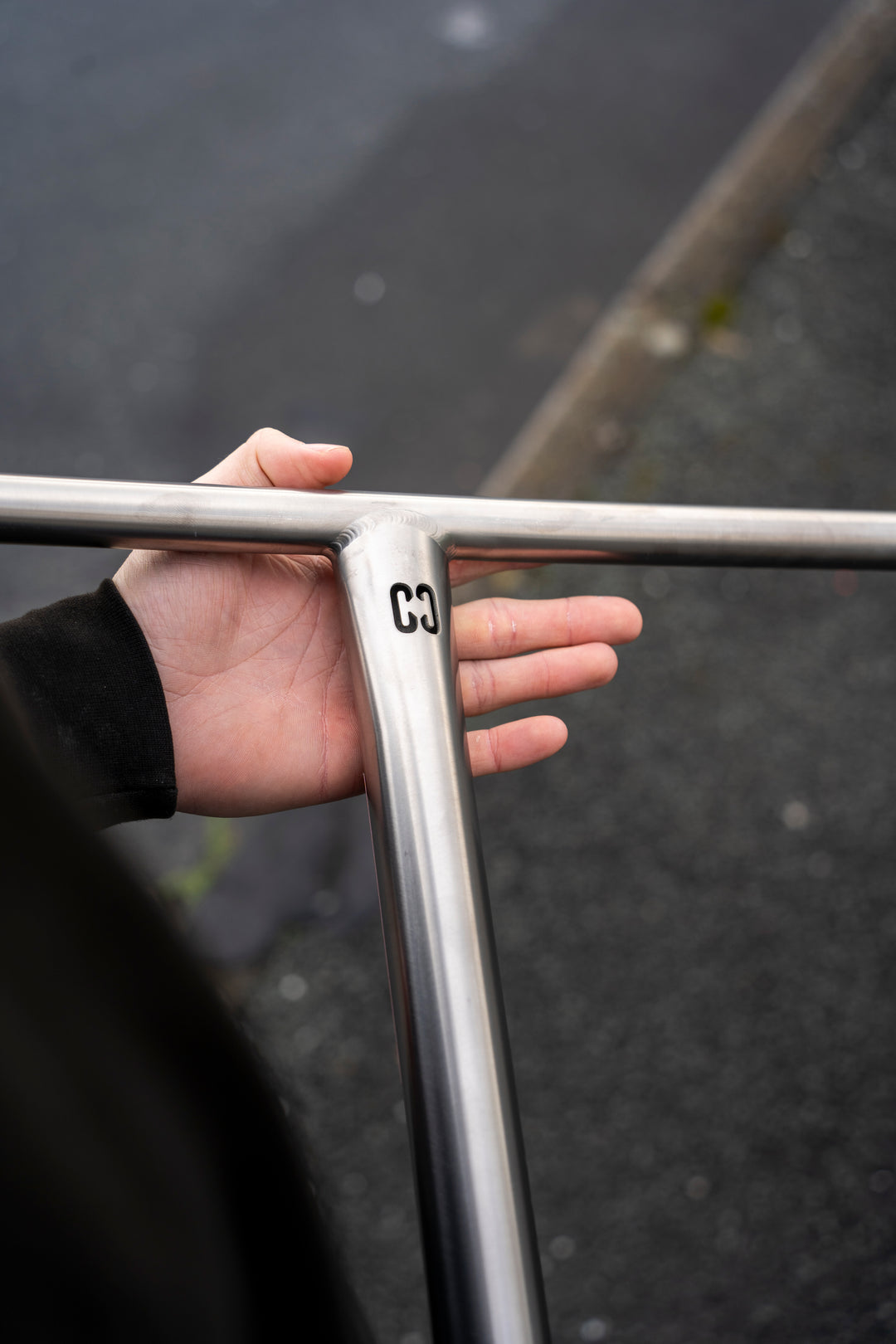 CORE Nova Titanium Stunt Scooter Bars 680mm Raw I Scooter Bars