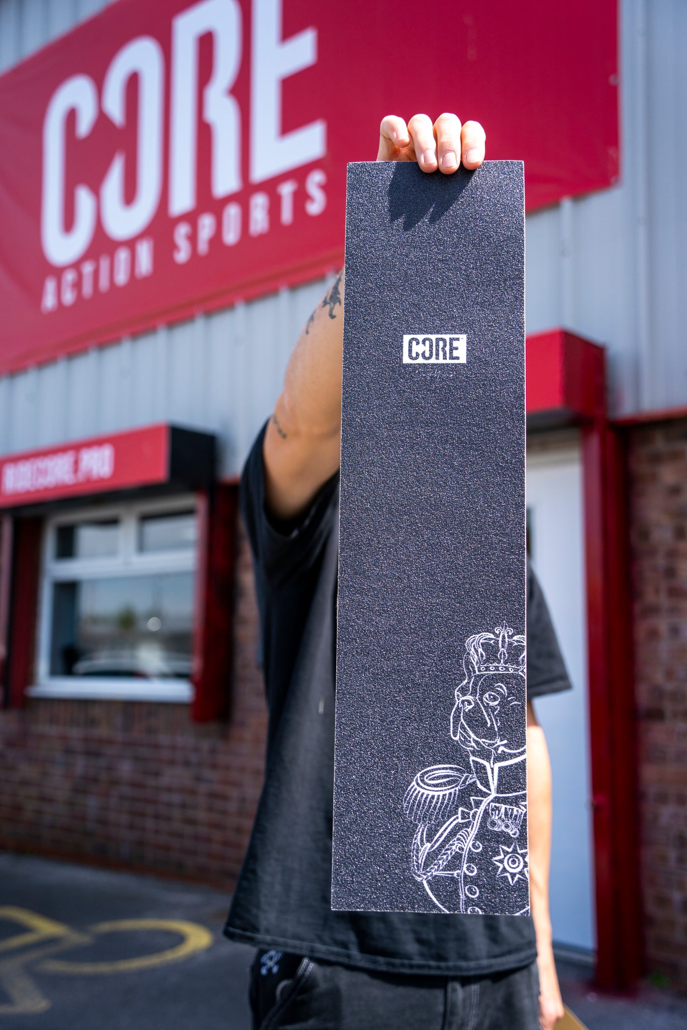 CORE Scooter Griptape - Halfbarz Signature