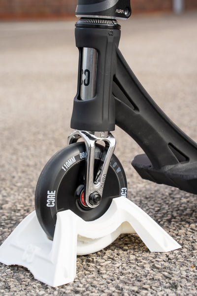 CORE Complete HALFBARZ Custom Stunt Scooter - Black/Chrome