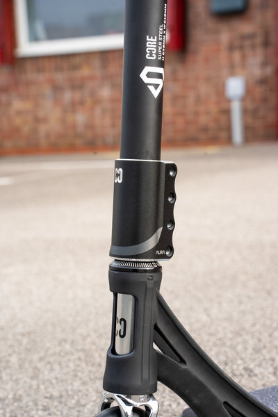 CORE Complete HALFBARZ Custom Stunt Scooter - Black/Chrome