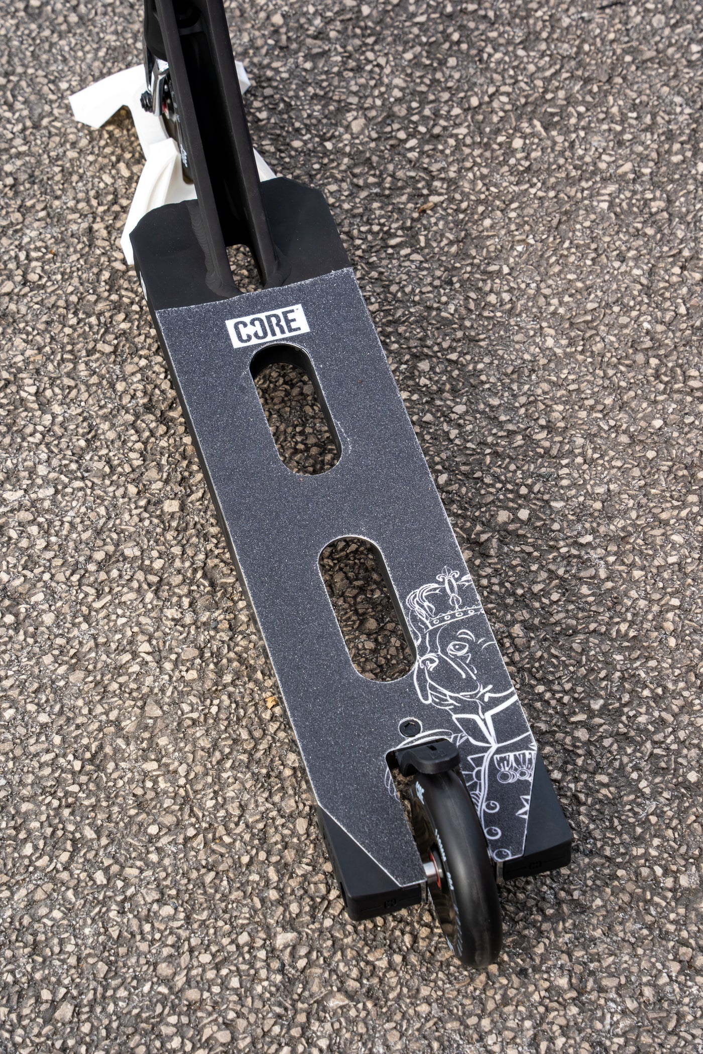 CORE Complete HALFBARZ Custom Stunt Scooter - Black/Chrome