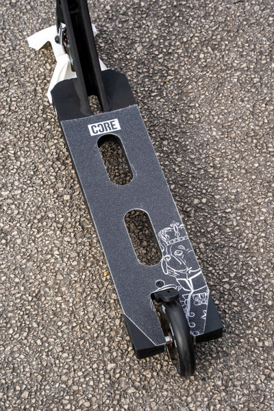 CORE Complete HALFBARZ Custom Stunt Scooter - Black/Chrome